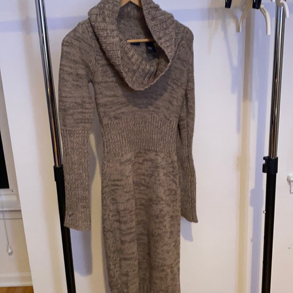 Moda International cowl neck sweater dress
